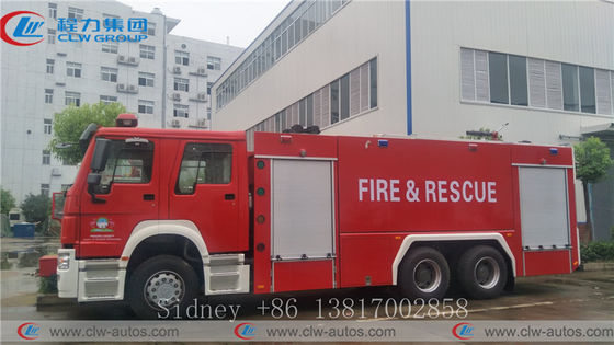 LHD RHD Sinotruk Howo 6x4 371HP Fire Rescue Truck