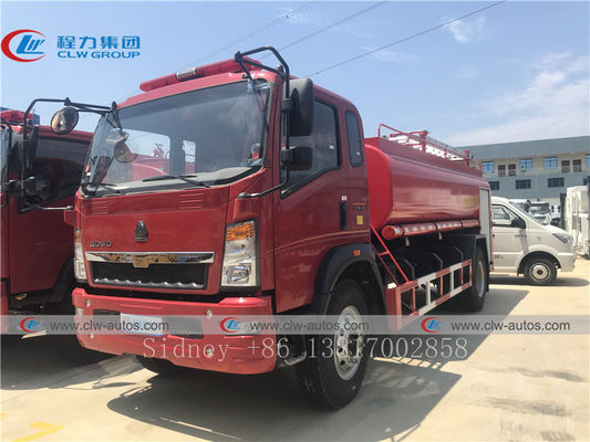 Sinotruk Howo 4x2 4CBM Water Tank Fire Fighting Truck