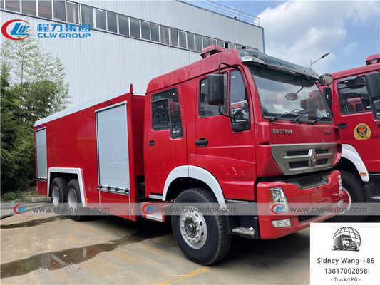 SINOTRUK HOMAN 6x4 Emergency Fire Pumper Trucks