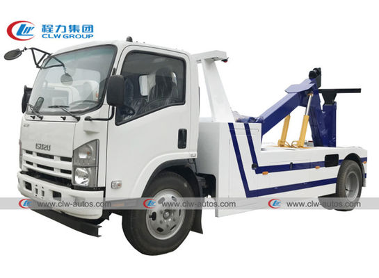 Small ISUZU 4x2 100HP 3T Road Recovery Wrecker Tow Truck