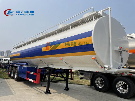 SGS 3 Axle 40000L Q235 Steel Fuel Tanker Semi Trailer