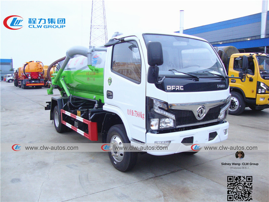 Dongfeng Furuica 4x2 3000L Mini Vacuum Sewage Suction Truck