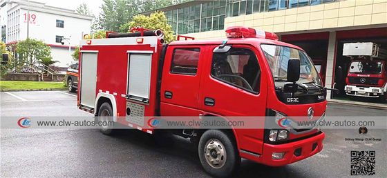 Dongfeng Duolicar Firefighter Truck With 2cbm Water Tank