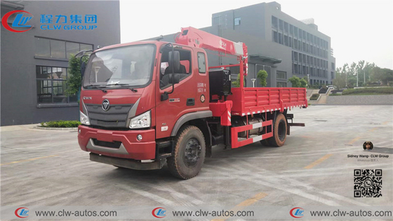 6.3T 8T Foton Rowor 4x2 LHD Truck Mounted Telescopic Crane