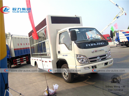 LHD Foton Forland 4x2 LED Billboard Truck With Roller Poster