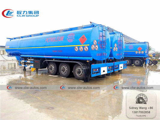 Tri Axle 55000L 40T 45T Fuel Transport Truck Semi Trailer