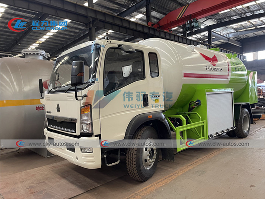 15cbm LPG Dispenser Truck With Q345R / Q370R Tank