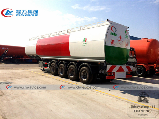 4 Axle 65000L 45T 50T 55T Fuel Tanker Truck Semi Trailer