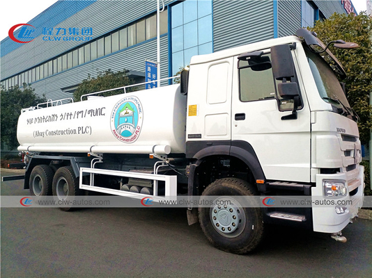 Howo 371HP 20000L Water Tanker Truck For Construction Site