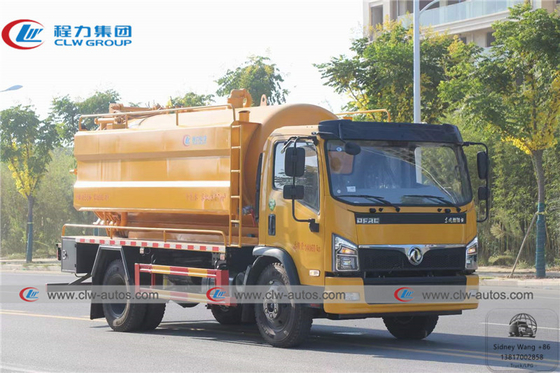 DONGFENG Furuicar 3000L Water Tank 5000L Sewage Tank Vacuum Suction Truck