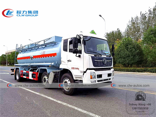 Dongfeng Kinrun 6x2 15cbm Chemical Delivery Truck For Hydrochloric Acid