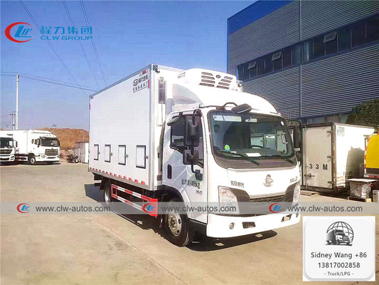 Dongfeng 4x2 3T Refrigerated Delivery Truck For Livestock And Poultry