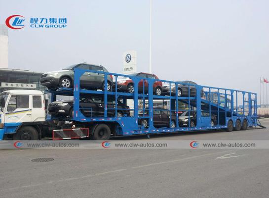 2 / 3 Axle Semi Truck Trailers For SUV Transport