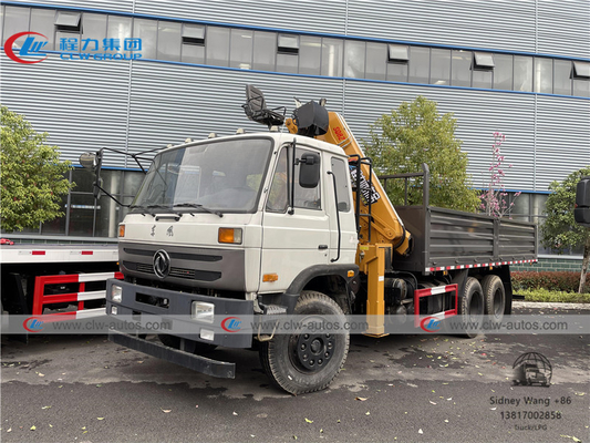 Dongfeng 6x4 Cargo Truck Mounted Folding Boom Crane 12tons