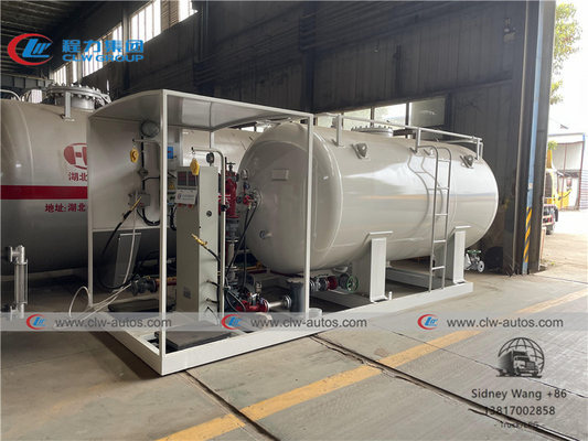 10000liters 5tons LPG Skid Station With Pump Motor LPG Dispenser