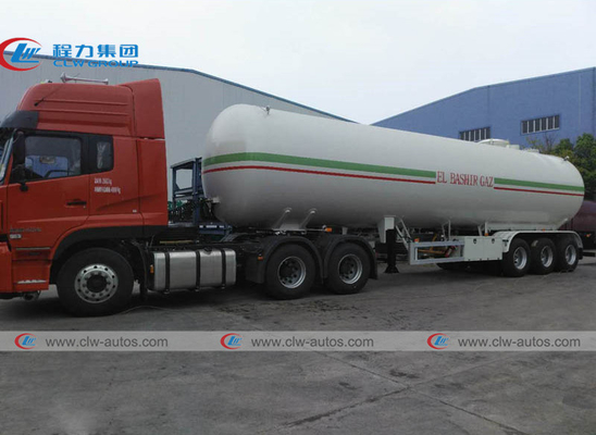 56M3 Lpg Tanker Semi Trailer For LPG Transport LP Gas Tank Semi Trailers