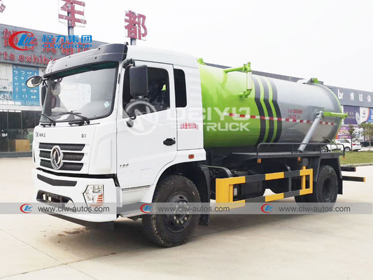 DONGFENG 12 Tons Pumper Disposable Exhauster Sewage Suction Truck