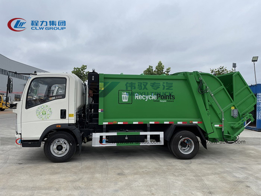 140HP 6m3/6000liters/6cbm Howo RHD Rear Load Garbage Truck Waste Collector Truck