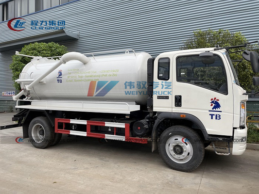 HOWO 8cbm 4*2 Vacuum Sewage Suction Truck Vacuum Jetting Truck