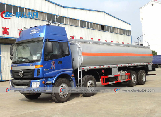 8x4 32m3 22tons Carbon Steel Fuel Transport Truck 12 Wheels Diesel Tanker Trailer