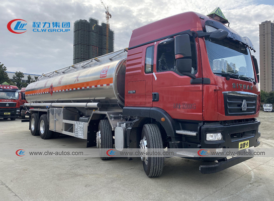 8x4 12 Wheels Carbon Steel Diesel Fuel Transport Gas Tanker Truck 25m3