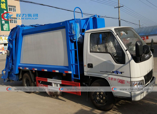 3 tons 4x2 JAC brand 5000 Liters refuse Garbage Compactor Truck