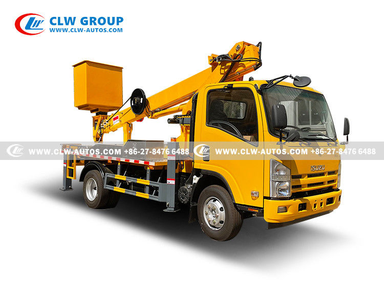 Telescopic Aerial Platform Truck 16 Meter ISUZU Brand Boom Lift Cherry