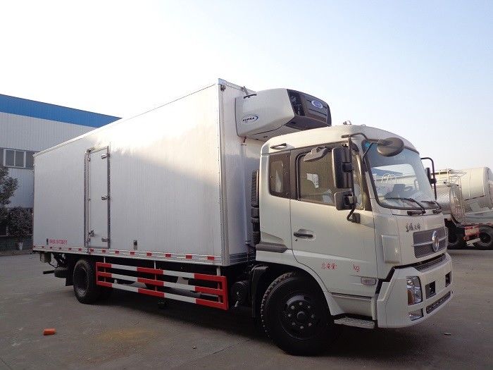 Dongfeng 10 Ton Refrigerated Truck , 15 ℃ Refrigerated Delivery Truck