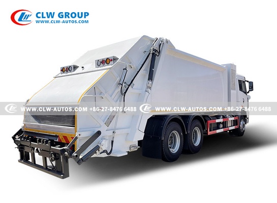 FAW 6x4 Compressed Garbage Truck Waste Trash Recycling Domestic 18000cbm