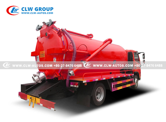 Sanitation Dongfeng Vacuum Pump Sewer Fecal Suction Truck 5000liters