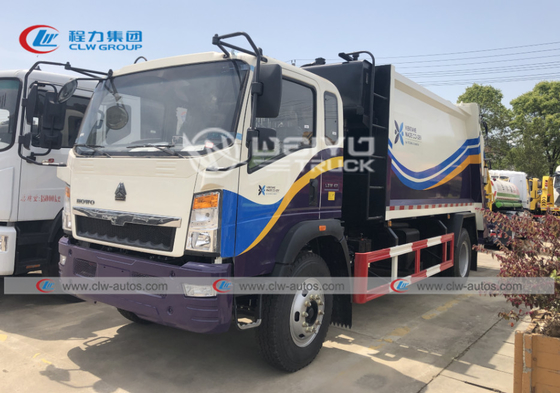 10cbm/10m3 HOWO Garbage Compactor Truck Refuse Trash Compactor Machine