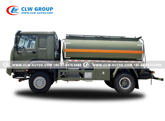 4X4 All Wheel Drive 10cbm 10000liters Refuelling Oil Tank Truck Aircraft Aiviation