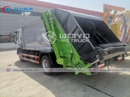 Dongfeng Hydraulic Type Compressed Garbage Truck Mini Capacity 3000liters Gallons