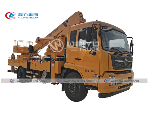 Dongfeng 32M Telescopic Boom Bucket Hydraulic Platform Truck