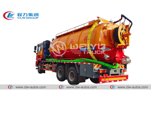 Shacman Automatic Instant Swer Vacuum Tanker Truck 18cbm 18000liter For Septic Tanks