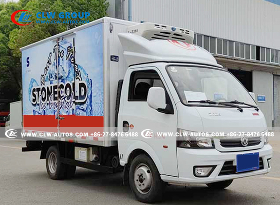 Dongfeng Mini 6 CBM Freshgoods Refrigerated Box Truck Insulation Trucks