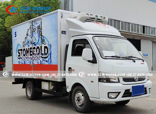 Dongfeng Mini 6 CBM Freshgoods Refrigerated Box Truck Insulation Trucks