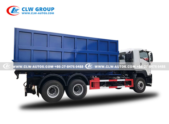 22m3 Hook Lift Bin Garbage Truck With Roll Off Open Top Container