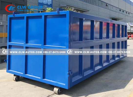 22m3 Hook Lift Bin Garbage Truck With Roll Off Open Top Container