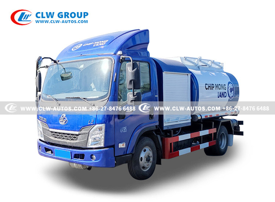 HOWO 6 Wheels 5Cbm 5000 Liters Fuel Truck Mobile Oil Tanker Off Road Aircraft Transport