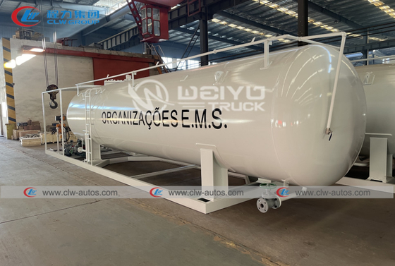 Mobile LPG Cylinder Filling Station 20000Liters 20cbm 10tons For Propane Butane