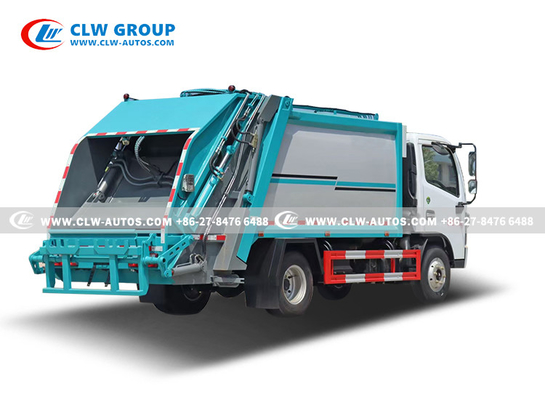 Dongfeng 6CBM Rear Loader Compressed Garbage Truck