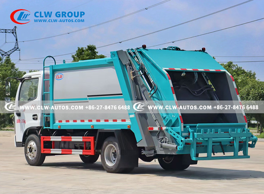 Dongfeng 6CBM Rear Loader Compressed Garbage Truck