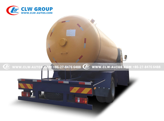 HOWO 10cbm LPG Bobtail Truck With Volume Flow Meter Refilling Gas Tanker