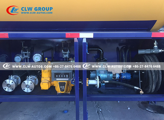 HOWO 10cbm LPG Bobtail Truck With Volume Flow Meter Refilling Gas Tanker