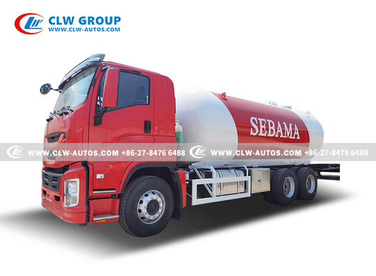 Isuzu Giga 20m3 Mobile LPG Cylinder Filling Delivery Truck Bobtail Truck