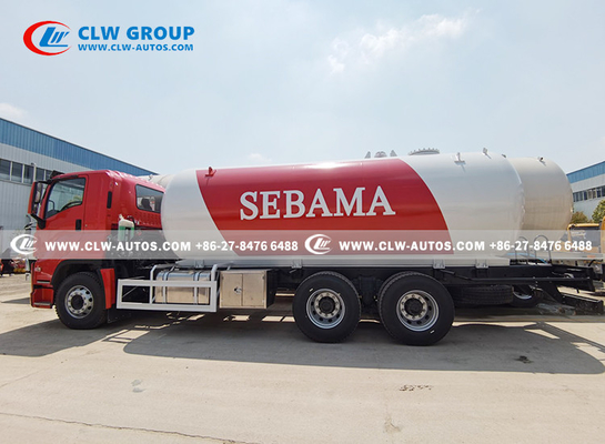 Isuzu Giga 20m3 Mobile LPG Cylinder Filling Delivery Truck Bobtail Truck