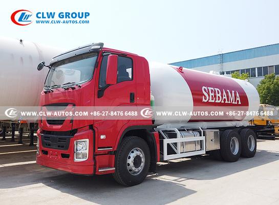 Isuzu Giga 20m3 Mobile LPG Cylinder Filling Delivery Truck Bobtail Truck