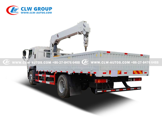 8T 8Tons Maximum Lifting Capacity Foton Single Axle Boom Truck With 45FT Main Boom