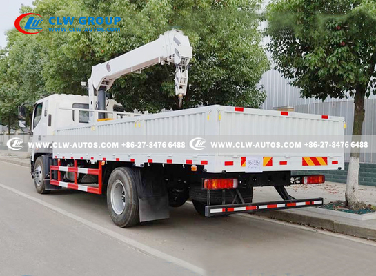 8T 8Tons Maximum Lifting Capacity Foton Single Axle Boom Truck With 45FT Main Boom